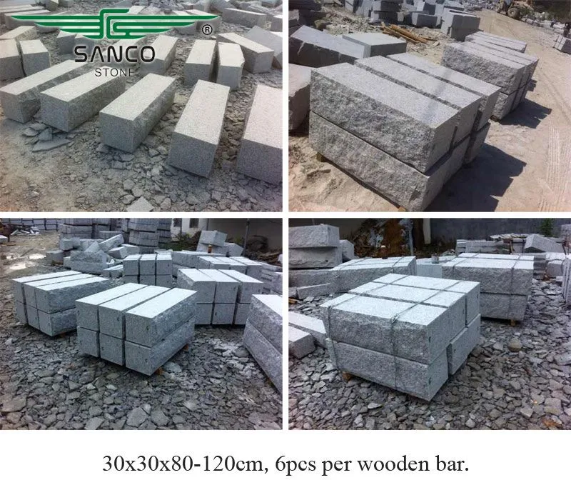 G341 Grey Granite Retaining Wall Stone