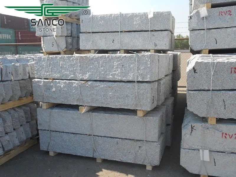 Light Grey Granite G341 Garden Square Pole