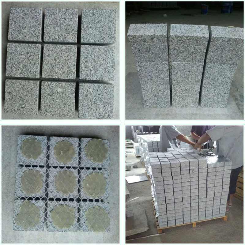 Grey Granite Garden Paving Stone Mesh