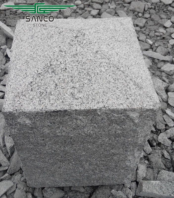 Granite Paving Car Stop Barriers Parking Stone