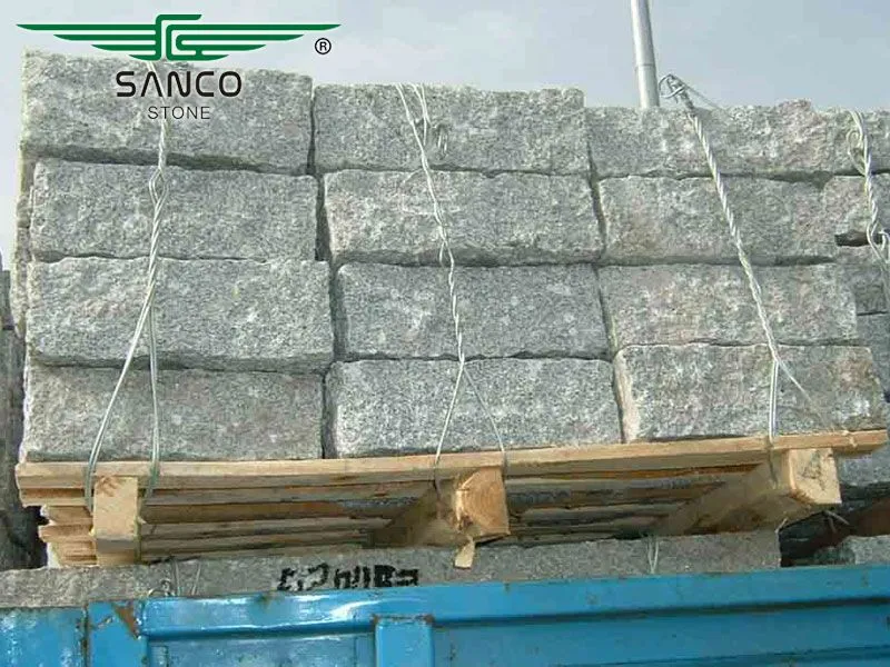 Light Grey Granite G341 Garden Square Pole