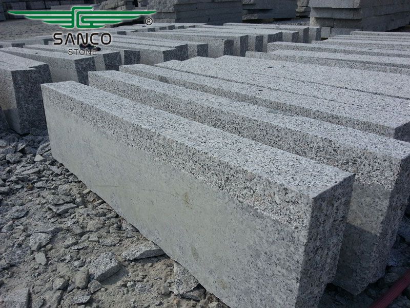 Light Grey Granite Curbing For Sale