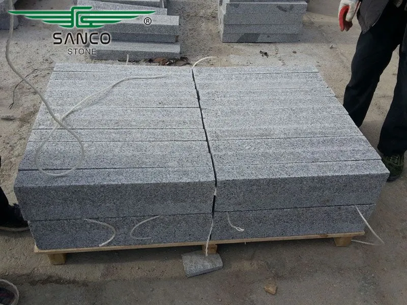 Light Grey Granite Curbing For Sale