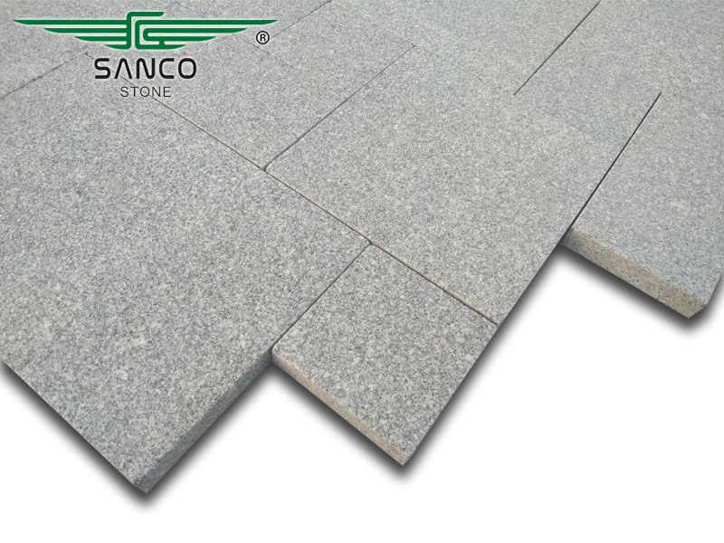 G343A Sliver Gray Granite Pavers