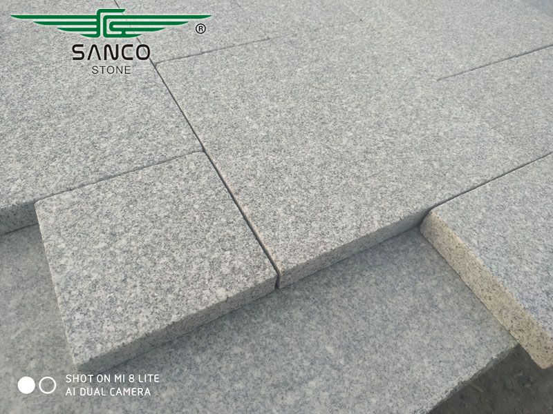 G343A Sliver Gray Granite Pavers