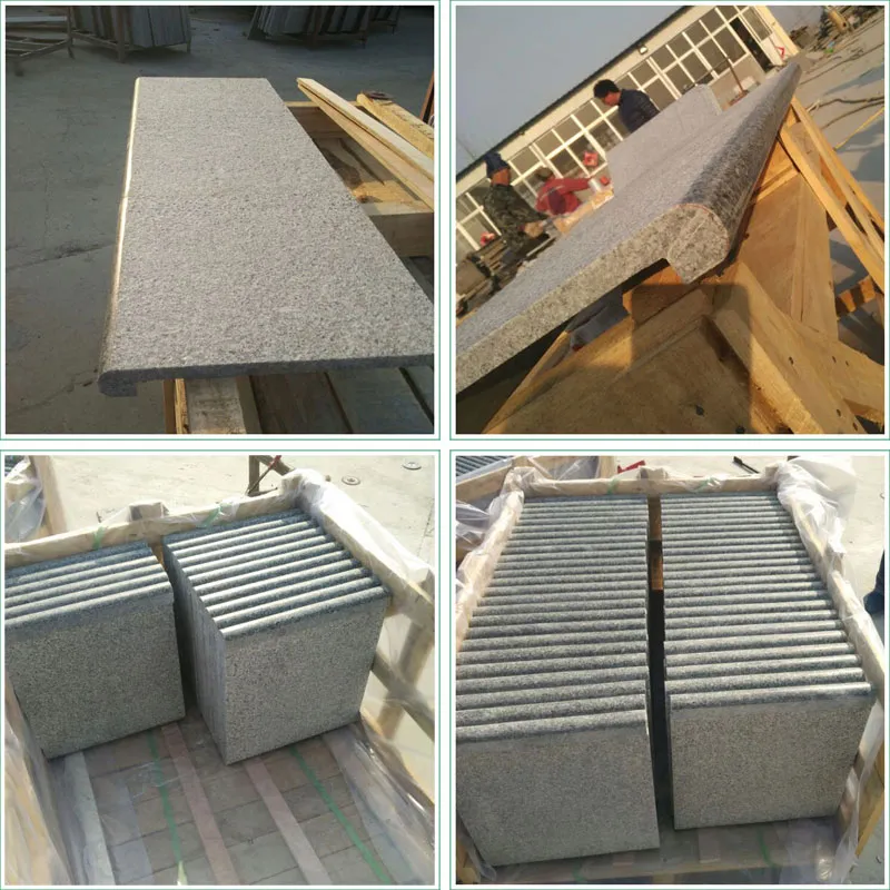 Dark Grey Granite Coping Around Pool