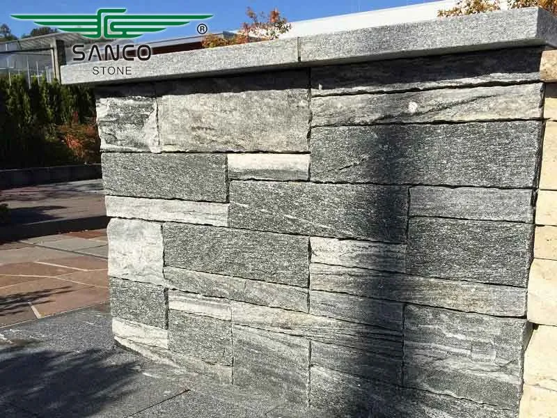 Fantasy Grey Granite Garden Wall Blocks