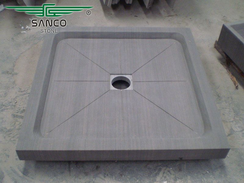 Wooden Sandstone Shower Floor Pan