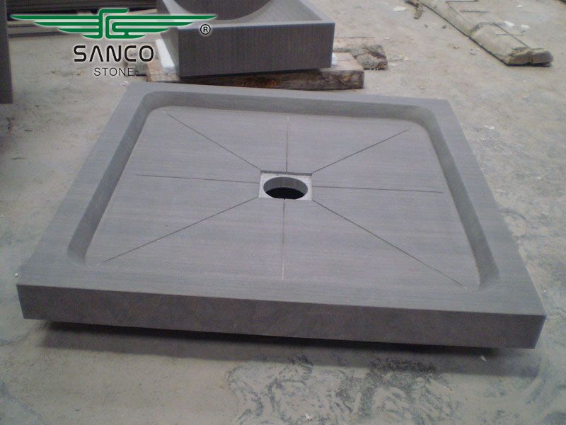 Wooden Sandstone Shower Floor Pan