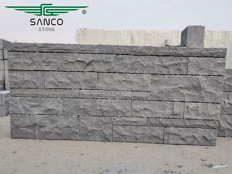 Blocs muraux en granit foncé G654 Padang