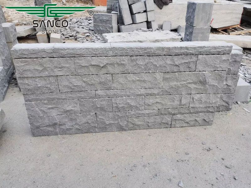 G654 Padang Dark Granite Wall Blocks