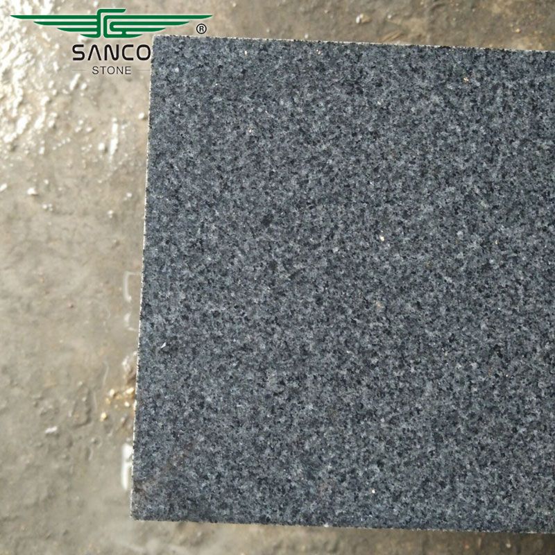 G654 Dark Grey Granite Bullnose Steps