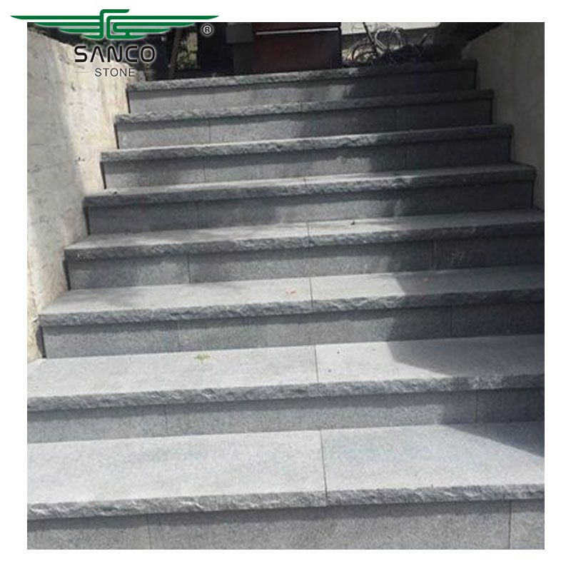 Dark Grey Granite Steps for Outdoor