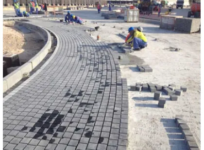 Sidewalk Pavement in Chicago, USA