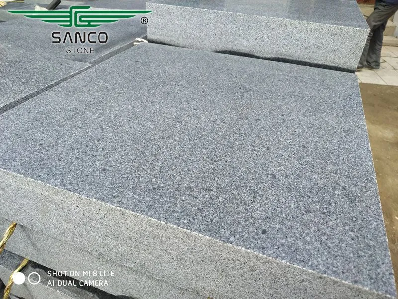 Honed Granite Floor Tile G654 Dark Grey