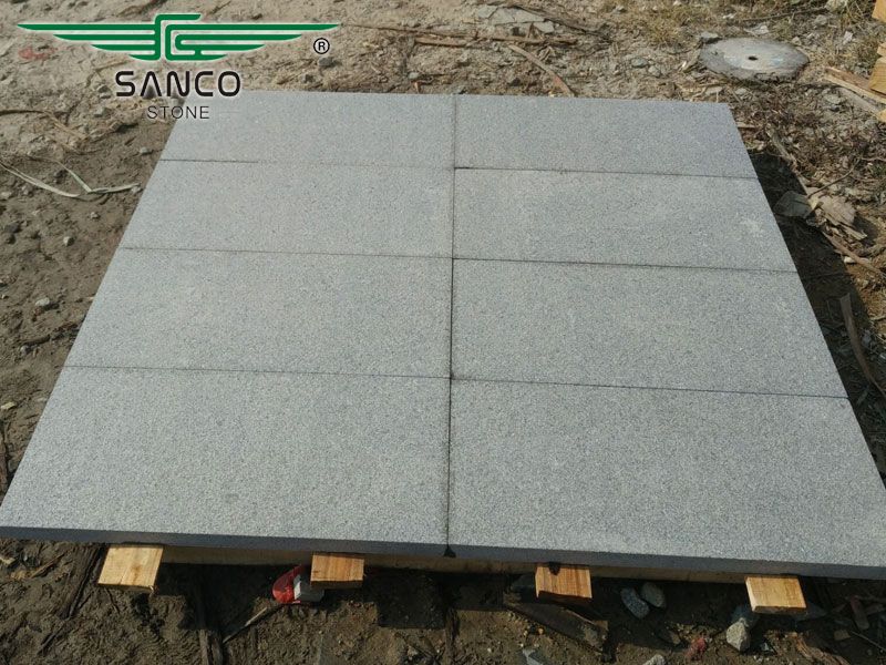 Authentic G654 Granite Flamed Tiles for Paves