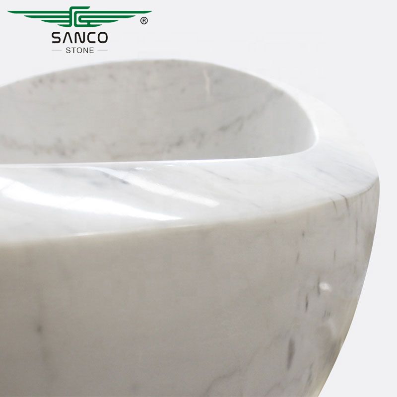 Factory Outlet China Bianco Carrara Marble Tubs