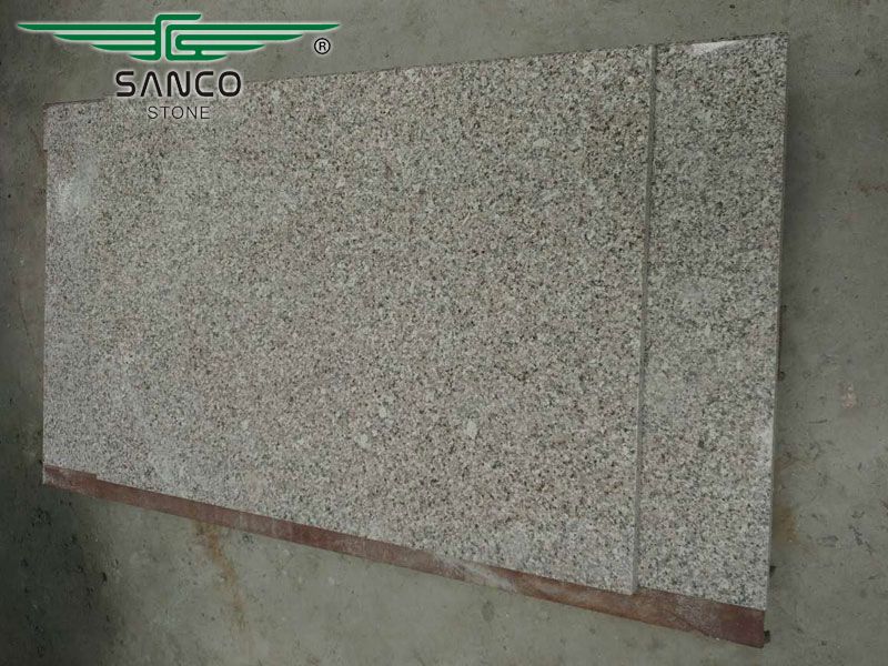 China Light Beige Granite Stone Stairs