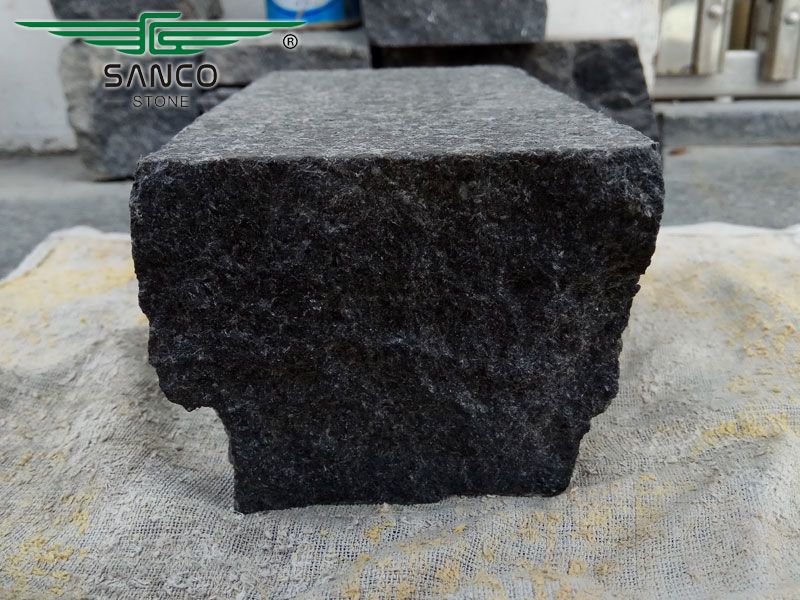 Black Cobblestone, Stone Paving, Cube Stone