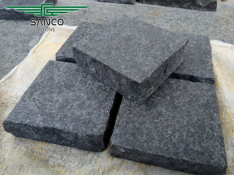 Natural Black Stone Paving Slabs