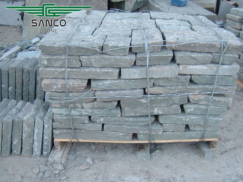 Blue Sandstone Cobblestone Paving