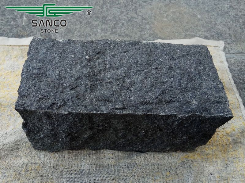 Black Granite Cobble Stone