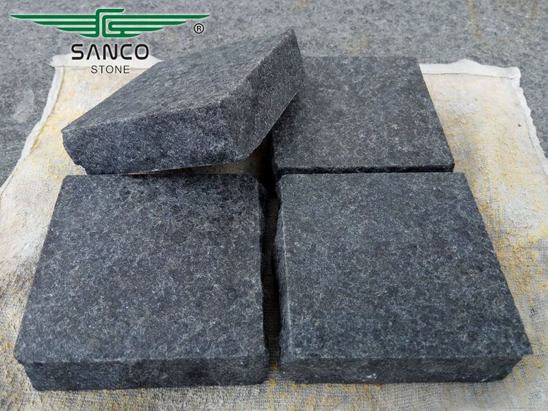 Natural Black Stone Paving Slabs