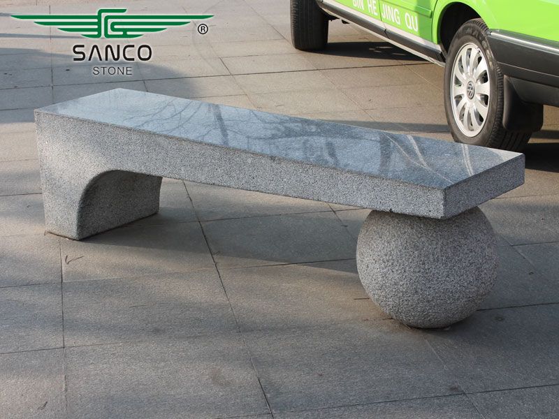 Outdoor garden granite bench wholesale