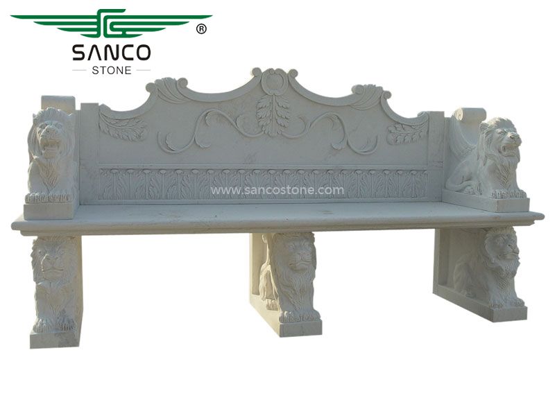 Marble Garden Outdoor Benches For Sale