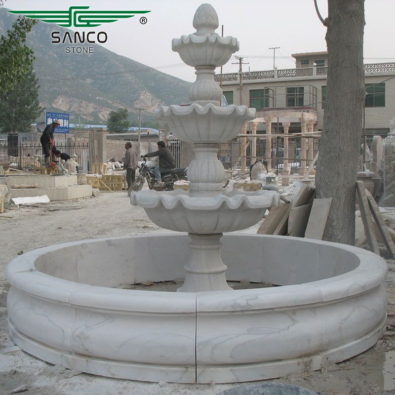 Stone Fountain for Front Yard Decoration