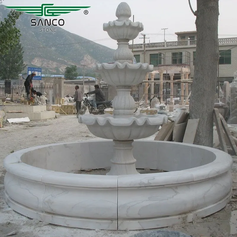 Stone Fountain for Front Yard Decoration