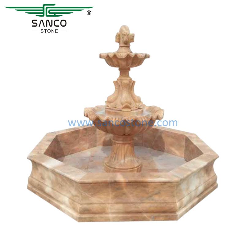 Traditional Style Backyard Water Fountain