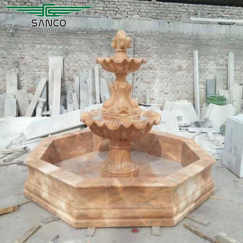 Traditional Style Backyard Water Fountain