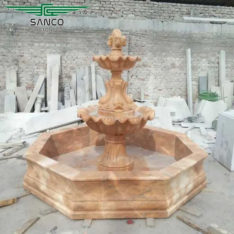 Traditional Style Backyard Water Fountain