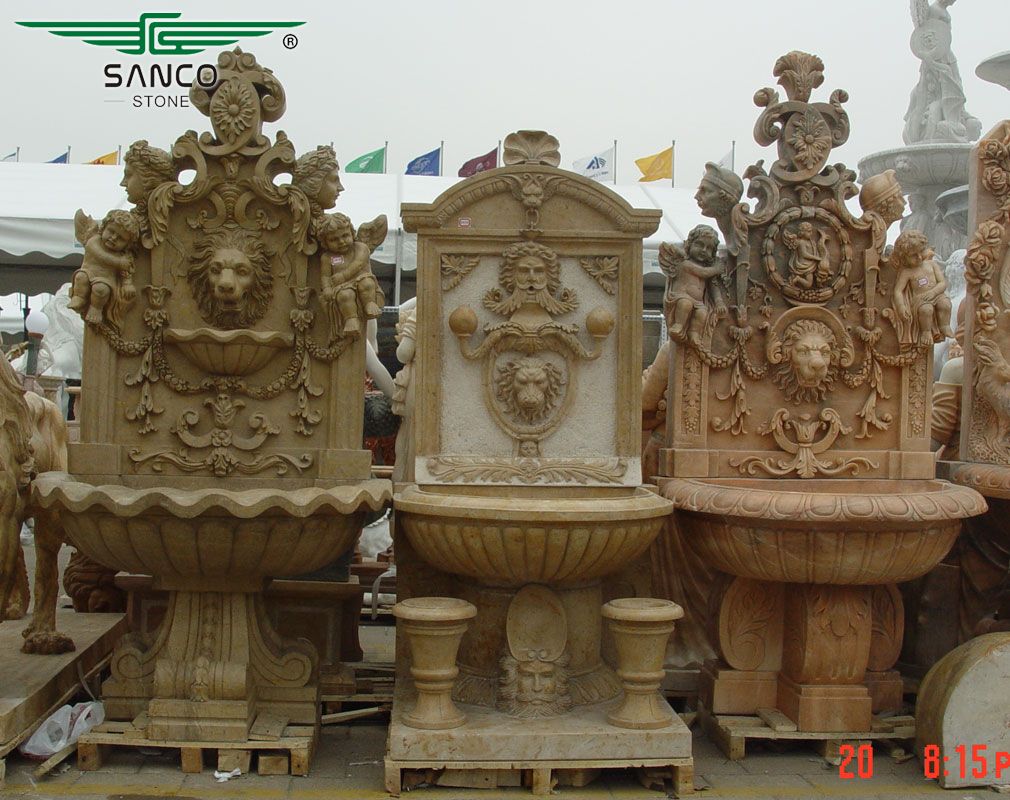 Standing Wall Fountain and Alcove Wall Fountain