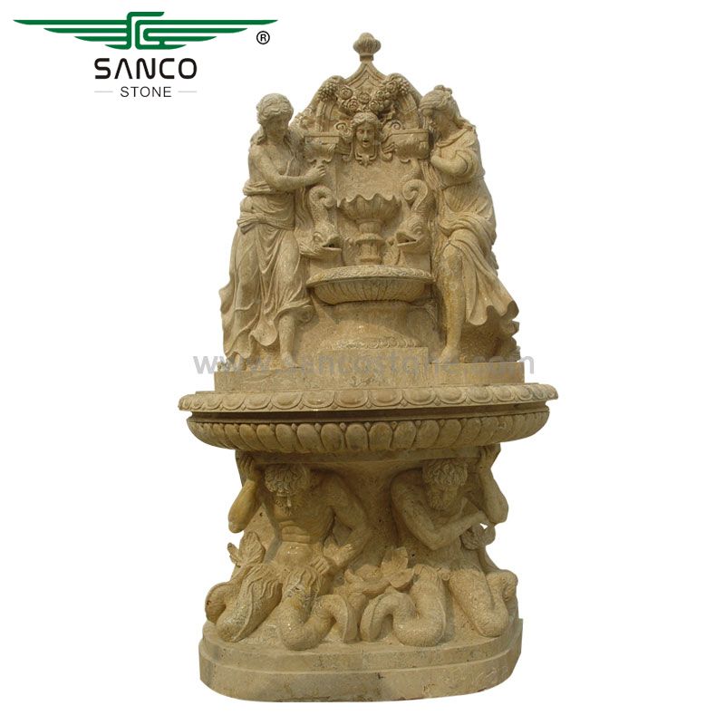 European Style Large Outdoor Wall Fountains