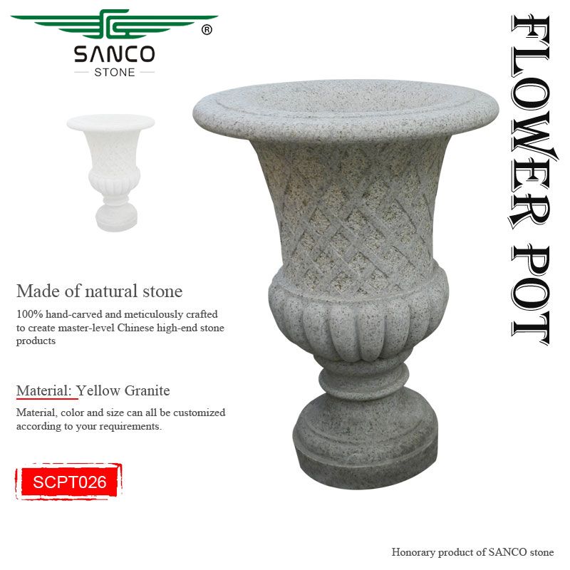 Granite Flower Pots