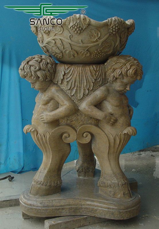 Garden Cherub Planter Flower Pots for Sale