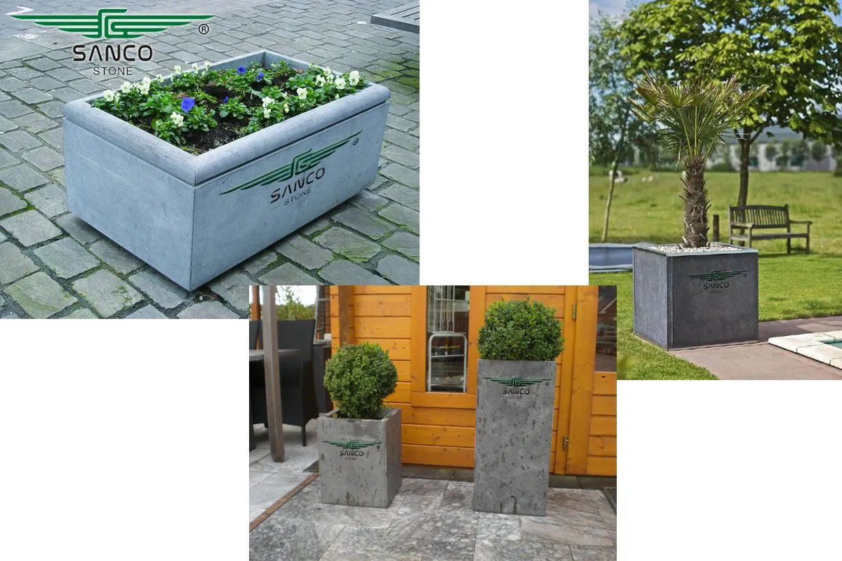 Make Your Corporate Brand Stand Out  By Engraved Stone Planters