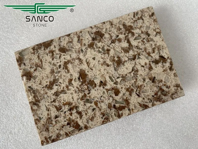 Brown Quartz Granite for Countertops SF2126