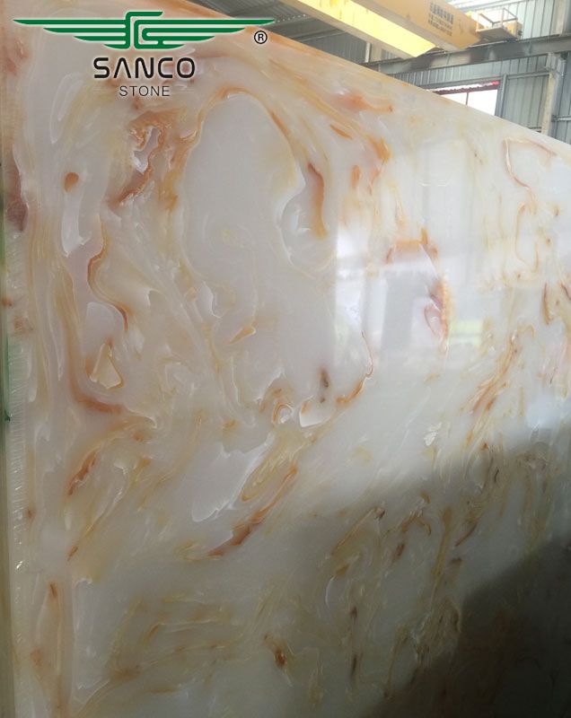 Yellow Artificial Onyx Marble SRJ402