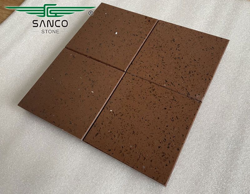 Brown Quartz Slabs for Sale SD1204