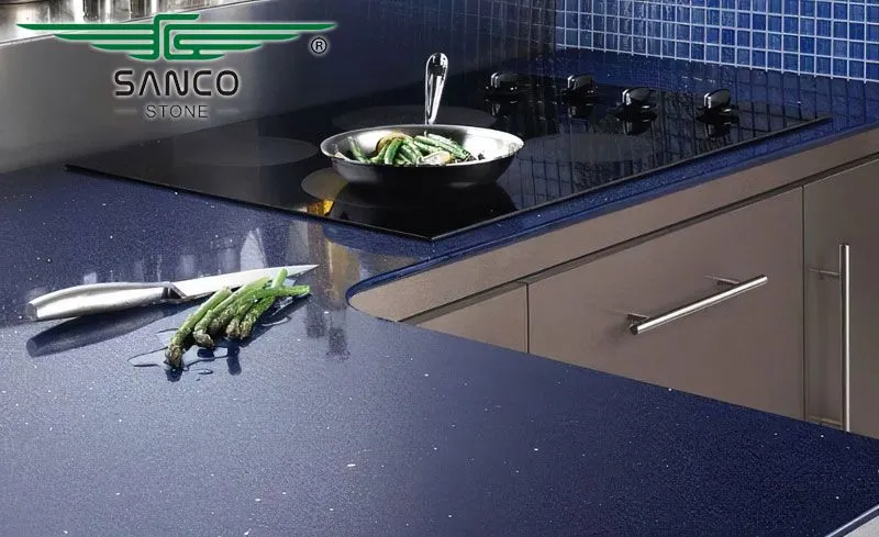 Blue Quartz Countertops Galaxia Azul SD1203