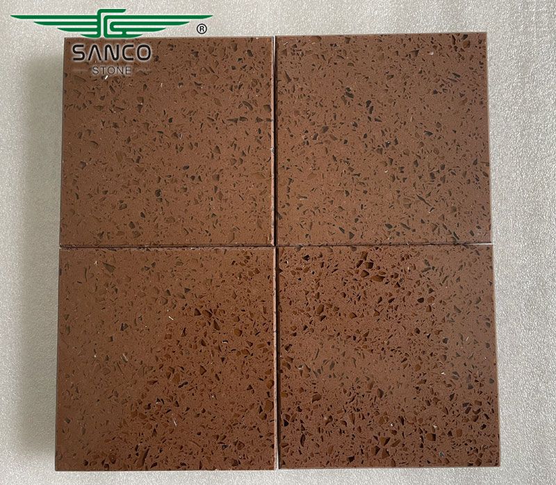 Brown Quartz Slabs for Sale SD1204