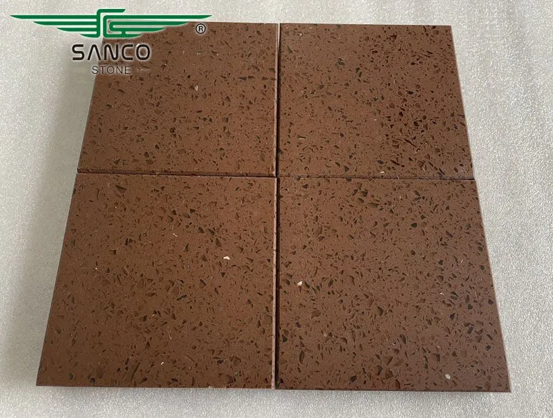 Brown Quartz Slabs for Sale SD1204