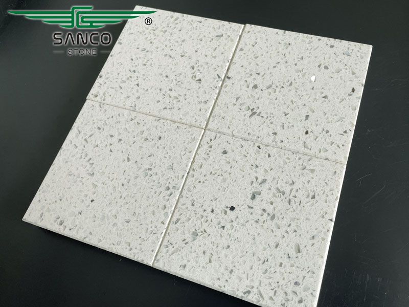 Crystal White Quartz Countertop SD1200