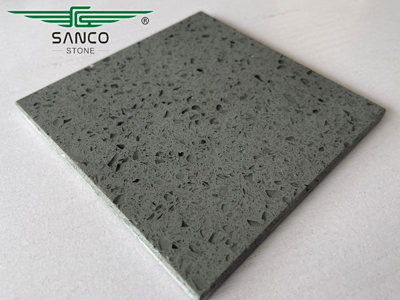 Dark Grey Quartz Countertops SD1208