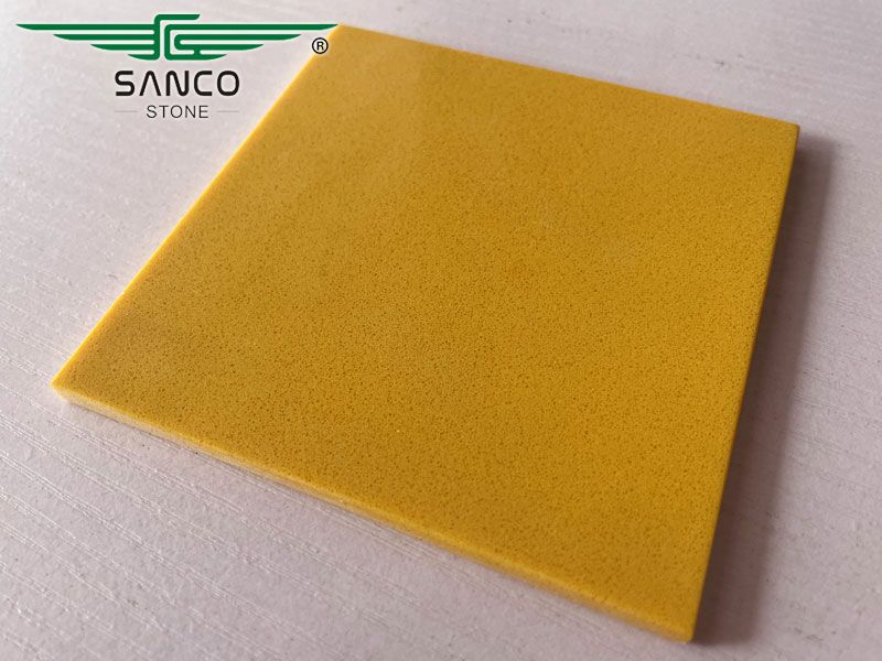 Pure Yellow Fake Quartz Countertop SD1116