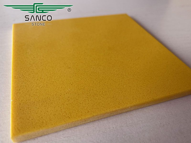 Pure Yellow Fake Quartz Countertop SD1116