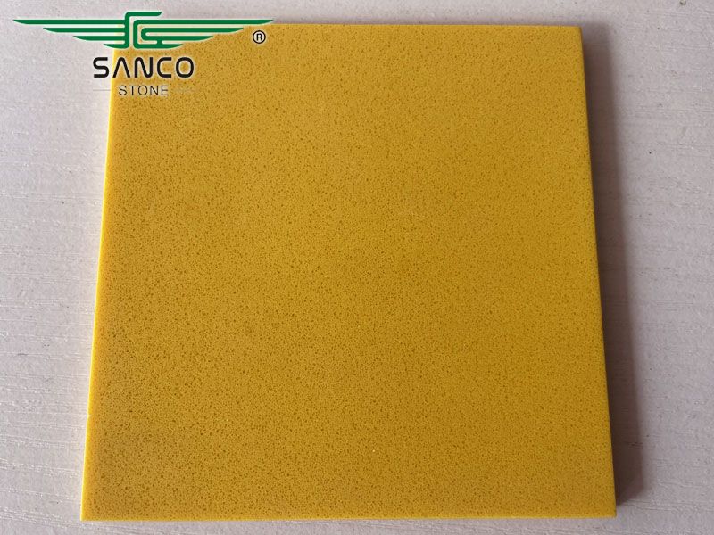 Pure Yellow Fake Quartz Countertop SD1116